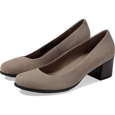 Ecco Damen Pumps ecco Damen Kleid Classic Pump, Braungrau Taupe Suede