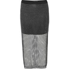 Gestuz XL Skjørt Gestuz Yadegz Hw Skirt Nederdele 10908536 Silver Glitter