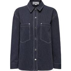 Only Merle Stripe Shirt - Night Sky