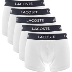 Damen - Weiß Unterhosen Lacoste Herren Retropants 5er-Pack weiss