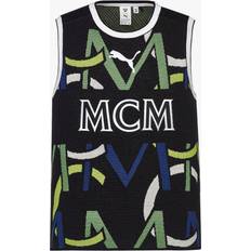 Puma Men Tank Tops Puma Mcm X Monogram Jacquard Top BLACK