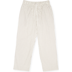 Cotton - Unisex Pajamas Tekla Hopper Stripes Pyjama Pant - Beige