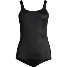 Lands' End Women's Chlorine Resistant Tummy Control One Shoulder One Piece  Swimsuit Adjustable Strap : : Clothing, Shoes & Accessories