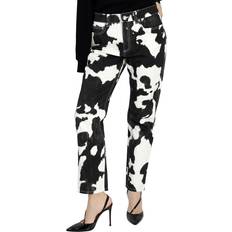 Burberry Women Jeans Burberry Cow Print Straight-fit Denim Jeans, Waist 25''