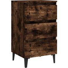 vidaXL 813140 Smoked Oak Nachttisch 35x40cm