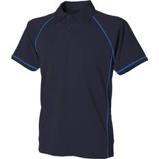 Unisex - White Polo Shirts Finden & Hales Kids Unisex Piped Performance Sports Polo Shirt 13-14 Navy/Royal Blue