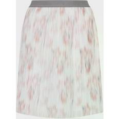 Armani Exchange White Skirts Armani Exchange Kjol, Dam, Vit, M, Polyester, SS23, Grundläggande Kjol