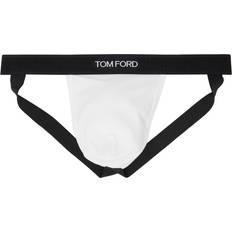 Briefs - White Men's Underwear Tom Ford White Elasticized Waist Jockstrap