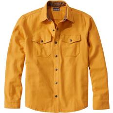 Gold - Men Shirts L.L.Bean L.L.Bean Signature Rugged Soft Twill Shirt Dark Gold Men's Clothing Metallic