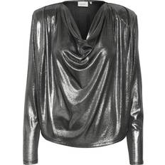 Gestuz Bluser Gestuz MaddixGZ sl blouse Silver