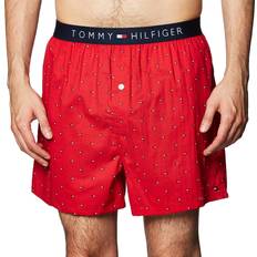 Tommy Hilfiger Men's Underwear Tommy Hilfiger mens Woven Boxers underwear, Red