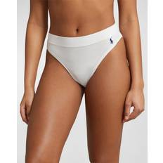 Polo Ralph Lauren White Panties Polo Ralph Lauren High Leg Briefs White Cloud