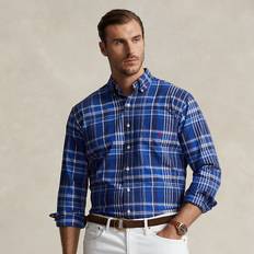 Shirts Polo Ralph Lauren Plaid Oxford Shirt in Blue Multi Tall