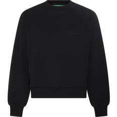 Garment Workshop Black Cotton Sweatshirt CHAOS BLACK