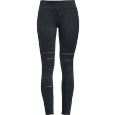 Bomull Strømpebukser & Stay-ups Rotterdamned Leggings Leggings With Insert Lace til Damer svart