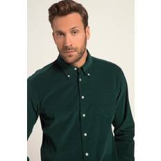 Turkise Skjorter Kordfløyelsskjorte, langermet, buttondown-krage, modern fit, opptil 8XL