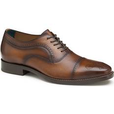 Johnston & Murphy Men's Danridge Cap Toe Dress Shoes Tan Tan