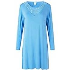 Blau - Damen Negligés CCDK Copenhagen Kirsten Long-sleeved Dress Sovkläder Dam Blå