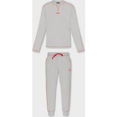 Diesel Cotton Pajamas Diesel Man Sleepwear Grey Cotton, Elastane