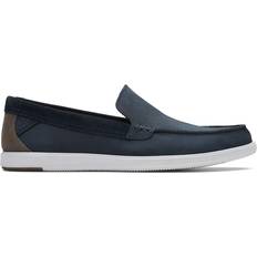 44 ½ - Herren Loafers Clarks Herren Bratton Loafer, Navy Nubuck