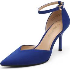 Heels & Pumps Dream Pairs Women’s High Heels Strappy Closed Toe Stiletto Ankle Strap Pointed Toe Orsay Heel Wedding Party Pumps Shoes ROYAL/BLUE SDPU2215W