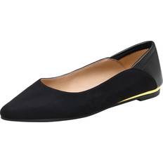 Ladies Office Flat Shoe - Black