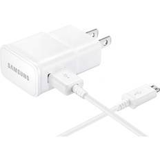 Samsung T-Mobile Galaxy J7 Adaptive Fast Charger Micro USB Cable Kit Wall Charger 3 FT Micro USB Cable White