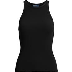 Polo Ralph Lauren Women Tank Tops Polo Ralph Lauren Women's RibKnit Slim Tank Black Black