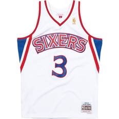Basketball - NBA Game Jerseys Mitchell & Ness Philadelphia 76ers Allen Iverson 1996 Home Swingman Jersey X-Large