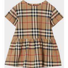 Elastane - Girls Dresses Burberry Childrens Check Dress with Bloomers 12M