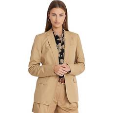 Ralph Lauren Blazers Ralph Lauren Cotton Twill Blazer in Birch Tan