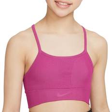 Nike Indy Shadow Stripe Sports Bra Womens Active Sports Bras Size M, Color:  Pink 