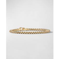 Gold - Men Bracelets David Yurman Men's Box Chain Bracelet in 18K Gold, 3.4mm