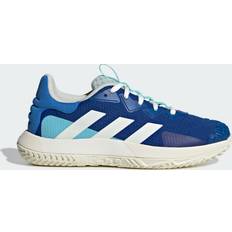 Racket Sport Shoes Adidas SoleMatch Control Tennis Shoes Royal Blue Mens