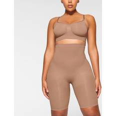 Skiing - Women Shorts SKIMS Women's Seamless Sculpt High-Waisted Above-The-Knee Shorts Sienna Sienna