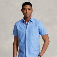 Polo Ralph Lauren Men Shirts Polo Ralph Lauren Classic Fit Garment-Dyed Oxford Shirt in Harbor Island Blue
