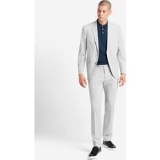 L Suits Kenneth Cole Reaction Men's Slim-Fit Suits Silver Silver