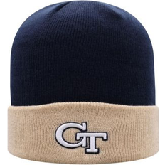 Gold - Men Clothing Top of the World Men's Navy/Gold Georgia Tech Yellow Jackets Core 2-Tone Cuffed Knit Hat