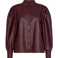 Røde Bluser Designers Remix Marie Sleeve Blouse Burgundy