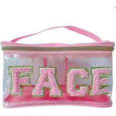 Pink Trapeze Cosmetic Bag