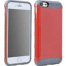 RED/GRAY LIGHT ARMOR HYBRID CASE COVER FOR APPLE iPHONE 6 6s