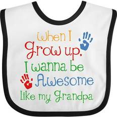 Inktastic Awesome Like My Grandpa Gift Baby Bib