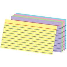 Office Depot Office Supplies Office Depot Brand Ruled Rainbow Index Cards 3