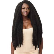 Black Stick Hair Extensions Outre Crochet Braids X-Pression Twisted Up 3X Springy Afro Twist