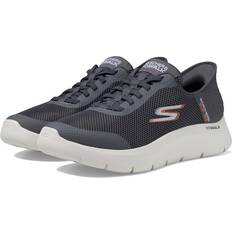 Sport Shoes Skechers Men's Slip-ins: GO WALK Flex Hands Up Gray Textile/Synthetic Vegan Machine Washable Gray
