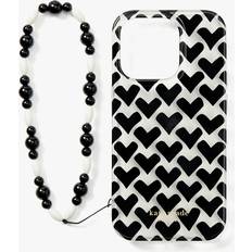 Kate Spade New York Modernist Hearts Iphone 14 Pro Wristlet Clear