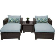 Patio Furniture TK Classics Belle Wicker Outdoor Lounge Set