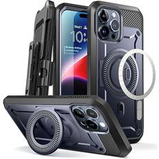 Supcase Apple iPhone 15 Pro Max Mobile Phone Covers Supcase Unicorn Beetle Pro Mag for iPhone15 Pro Max 6.7 Compatible with MagSafe Full Body Rugged with Built-in Screen Protector & Kickstand & Belt-Clip Mountain