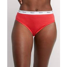  La Notte Womens Bikini Underwear Breathable Cotton Panties  For Womens 6 Pack Ladies Hipster Stretchy Briefs Size Medium