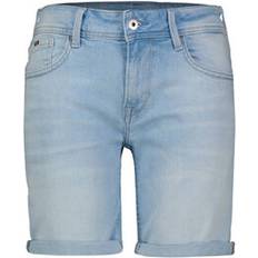 Damen - L - W30 Shorts Pepe Jeans Damen Poppy Shorts, Blue Denim-PE6